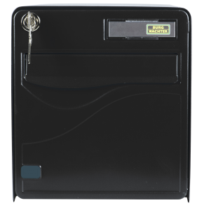 Boîte aux lettres BALTIC noire 1 porte 2 points de fermeture